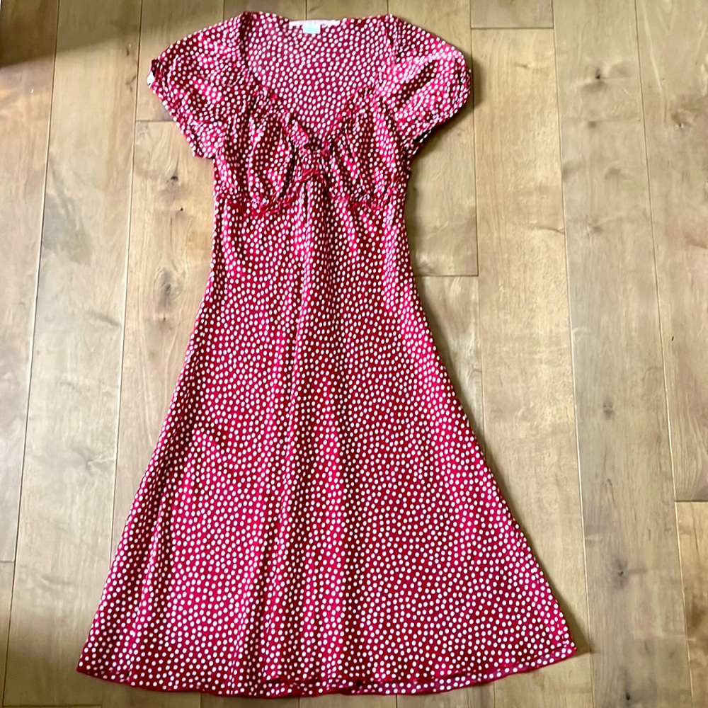 Silk Red Dress